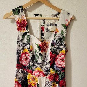 Anthropologie floral dress